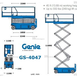 4 genie gs4047